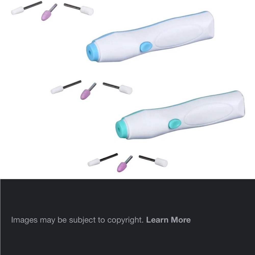 Electronic Nail Kit - White and Green - Picture 2 of 5